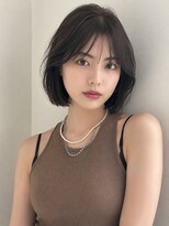 フォト 新宿三丁目(foto) 髪質改善地毛風縮毛矯正くびれレイヤー切りっぱなしボブ