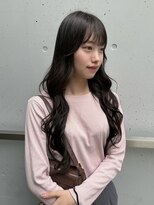 ロチカバイドールヘアー 心斎橋(Rotika by Doll hair) 韓国風ロングレイヤー×透け感シースルーバング