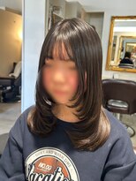 トムヘアーデザイン 楠葉店(TOM HAIR DESIGN) レイヤースタイル×艶髪カラー×髪質改善トリートメント