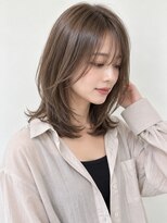 リットバイウェイズ(Lit by WAYS)&nbsp;透明感シアーブラウン/ミディアム/レイヤーカット