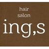 ヘアーサロンイングス(hair salon ing,s)のお店ロゴ