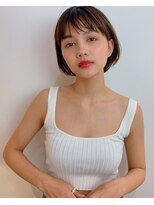 グッデイ ヘアー(GOOD DAY HAIR) デザインカラー ローライト ストレートパーマ・ スリークボブ