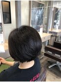 すっきりショートボブ
