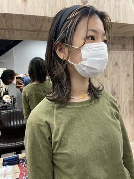 ヌープヘアーアイス(NUUP.hair ici) コントラストハイライトカラー
