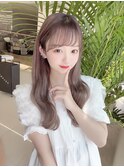 テラコッタ/韓国風ヨシンモリ/流れるレイヤー/前髪カール[銀座]