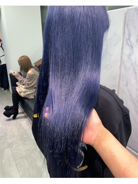 グロウ 渋谷(grow) ハイトーンブルーカラー