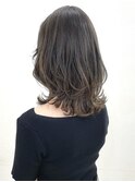 [中野莉子]ワンカールくびれヘア　ニュアンスカラー