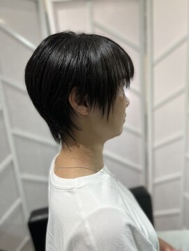 ツムグ 代官山店(TUMUGU) 大人可愛い似合わせカット透明感ショート白髪ぼかし脱白髪染め