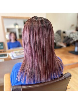 ヘアーコレット(hair Colet) ピンクパープルシャドールーツ