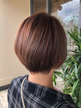 サンタフェ 岐阜島店(Santa'Fe) 30代40代50代/白髪ぼかし/脱白髪染め/ショート/ハイライト