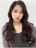 大人可愛いウェーブヘア