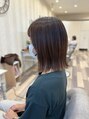 イースタイルコムズヘア 柳通り店(e-style com's hair) 白髪ぼかしハイライトで-5歳!春のイメチェンにピッタリです♪
