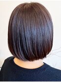 20代30代40代髪質改善カラーナチュラルボブココアブラウン透明感