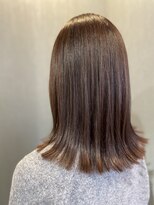 リノ(Lino)&nbsp;切りっぱなし/ミディアムボブ/縮毛矯正