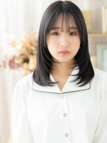 カバーヘア ブリス 大宮西口(COVER HAIR bliss) 透明感グレージュアッシュレイヤーセミディa大宮20代30代40代
