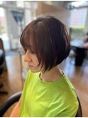 大人かわいいショートボブ