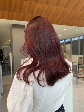 ローレンアオ(LOREN AO) ロング/暖色カラー/ワインカラー/ムラサキピンク