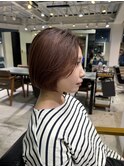 切りっぱなしボブ　ミニボブ　レイヤーボブ　ショートボブ