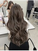 ハイライトバレイヤージュダブルカラーケアブリーチ白髪染め