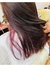 アラートヘアー(alato hair) シックな感じのインナーカラー