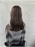 #ナチュラルカラー ゆるふわみなみウェーブ艶感マロンカラー
