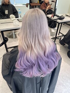 クペウ ローウェン(cope'u ROWEN) h_ 6グレーベージュ/ハイトーン/ブリーチ/渋谷