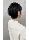 黒髪レイヤーショート