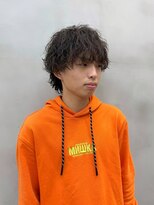 ネオン(NEON)&nbsp;ウルフ×波巻きパーマ