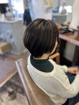 アート(art) 続けていく白髪ぼかしハイライト