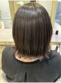 大人可愛い簡単セット外ハネショートボブ艶20代30代40代50代