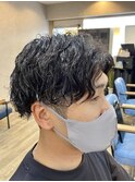 強くあてすぎない大きめカールのツイスパ☆