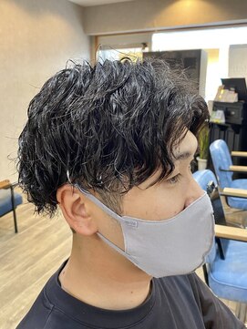 ユナイテッドヘアー(UNITED HAIR) 強くあてすぎない大きめカールのツイスパ☆