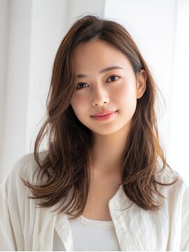 ニスル 町田店(NISURU) 似合わせカット/大人ガーリー/ダークアッシュ/着物/町田/町田駅