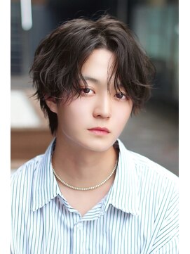 クーエフー(coo et fuu) ナチュラルバングウルフヘアシースルーバングシャドーパーマ