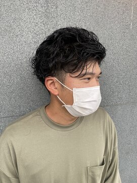 メンズ クーヘアー(Men's coohair) 2ブロックパーマ