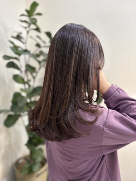 ゼン ネオ(Zen Neo) 【髪質改善】冬ヘア ラベンダーベージュ レイヤー