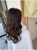 ロングレイヤー/ツヤブラウン