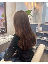 フィガロ ウメダ(FIGARO UMEDA)&nbsp;艶髪ブラウンロング01.14似合わせカット