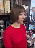 レイヤーショートボブ