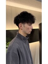 エスケイブ(S/CAVE)&nbsp;スタイリングが3分！無造作ツイストスパイラルパーマ。