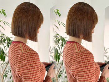 ニコ(Nico)の写真/顔立ちや骨格に合わせて最適なボブをご提案！縮毛矯正×ショートボブの組み合わせで自宅でも再現性抜群◎