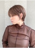 ハンサムショート/丸みショートボブ/20代30代40代50代/顔周り