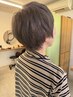 【大人女性に人気☆】カット＋暗くならない白髪染め＋頭浸浴+30分スパ￥14850