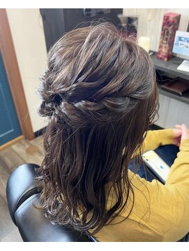 カシア cassia hair dressing salon アレンジ