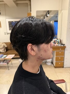 モップス 能見台店(MOPS) 毛流れニュアンスパーマ(ニュアンス・フェザー)