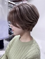 インスヘアー 梅田(INCE HAIR)&nbsp;20代30代40代襟足すっきりショートカット首元きれい見えヘア
