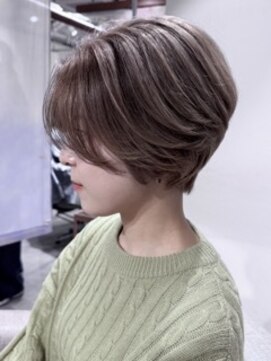 インスヘアー 梅田(INCE HAIR) 20代30代40代襟足すっきりショートカット首元きれい見えヘア