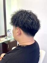 アムズヘアーファム アップバング×フェード