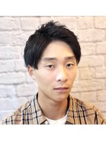 ヘアサロン 銀座マツナガ新宿店(hair salon) ワイルドツーブロック　刈り上げ　アップバング