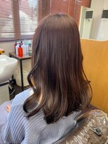 ファイン 美容室 深川店(FINE)&nbsp;20代30代40代大人可愛いピンクブラウンナチュラル透明感